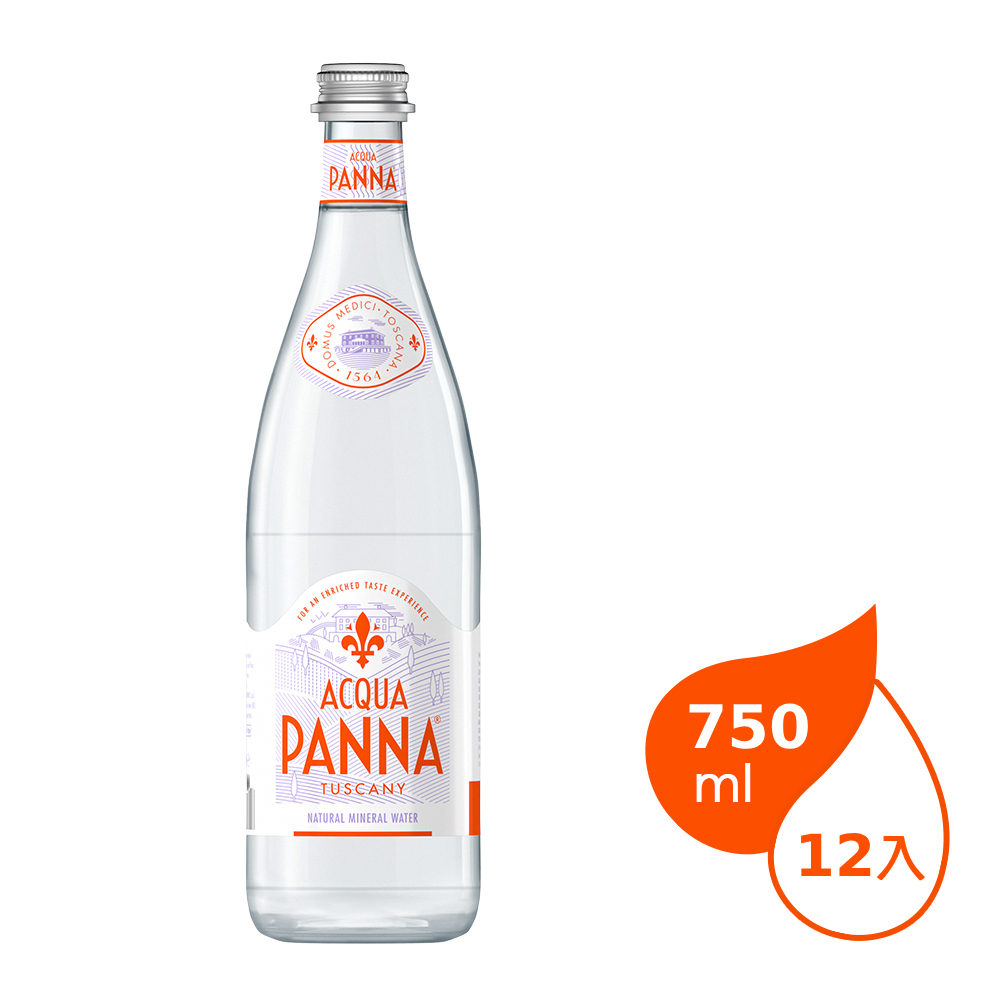 普娜Panna天然礦泉水(750mlx12入)