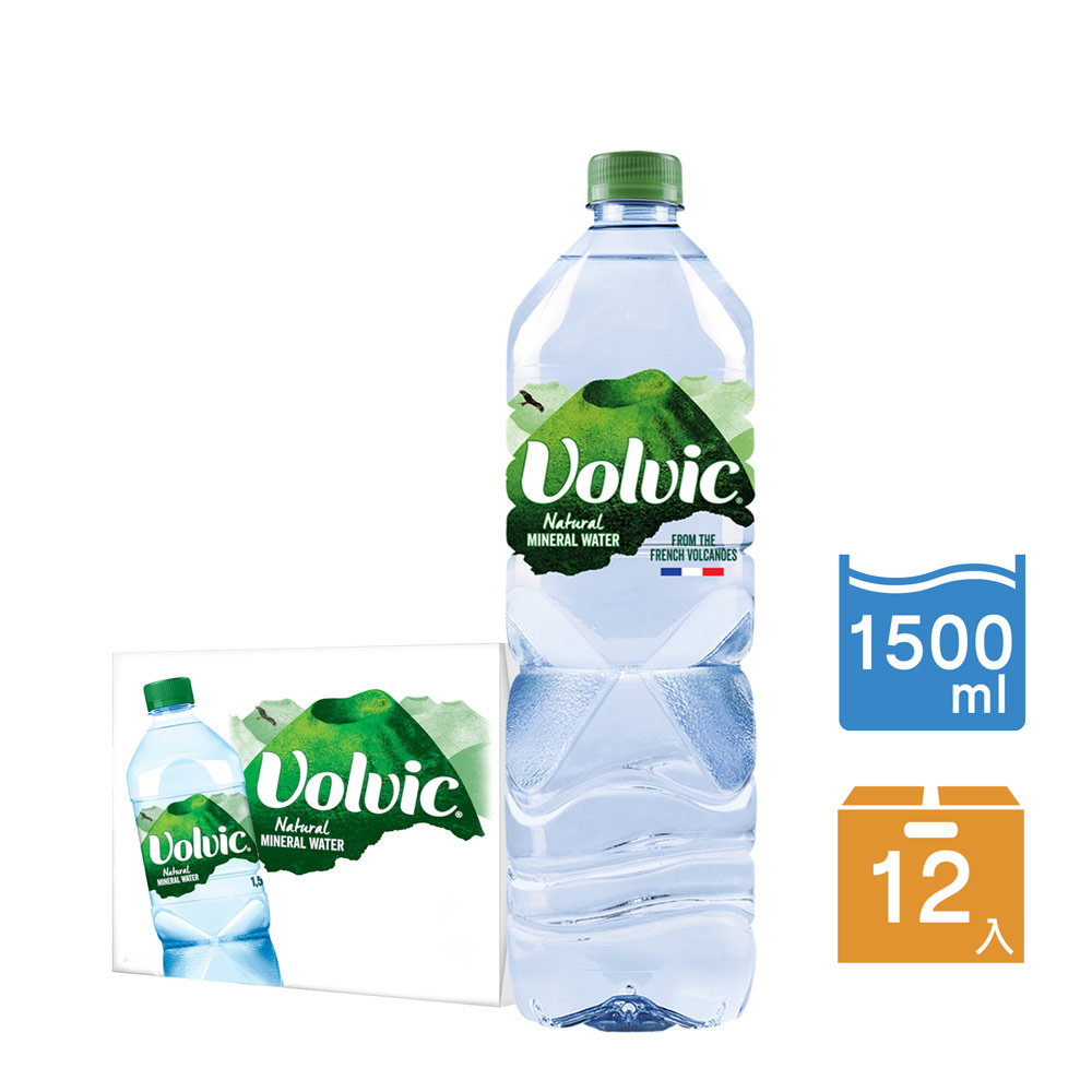 《Volvic富維克》天然礦泉水1500ml(12入/箱)