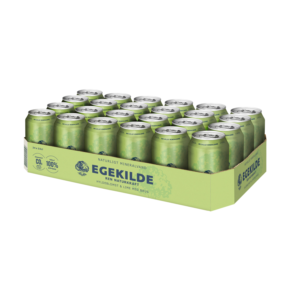 Egekilde伊克萊接骨木萊姆香氛氣泡礦泉水(330ml*24)