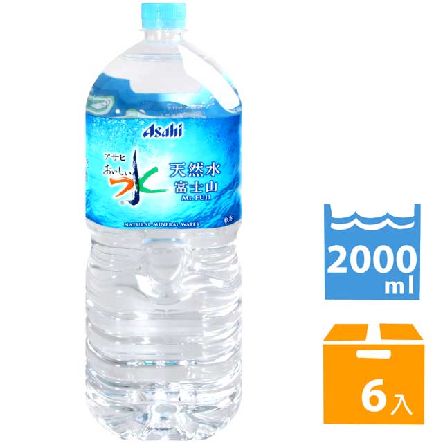 Asahi  富士山礦泉水  2L (6入/箱)