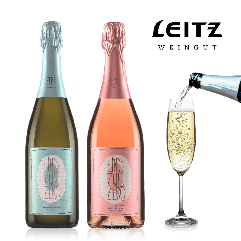 Leitz 萊茲-德國無酒精白/粉 氣泡葡萄風味飲 750ml/瓶
