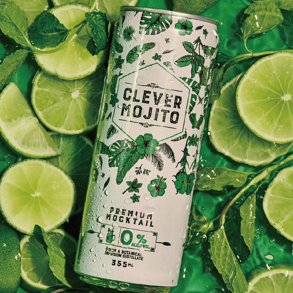 【Clever 巧調】加拿大原裝 無酒精 Mojito莫希托 風味飲355mlx6