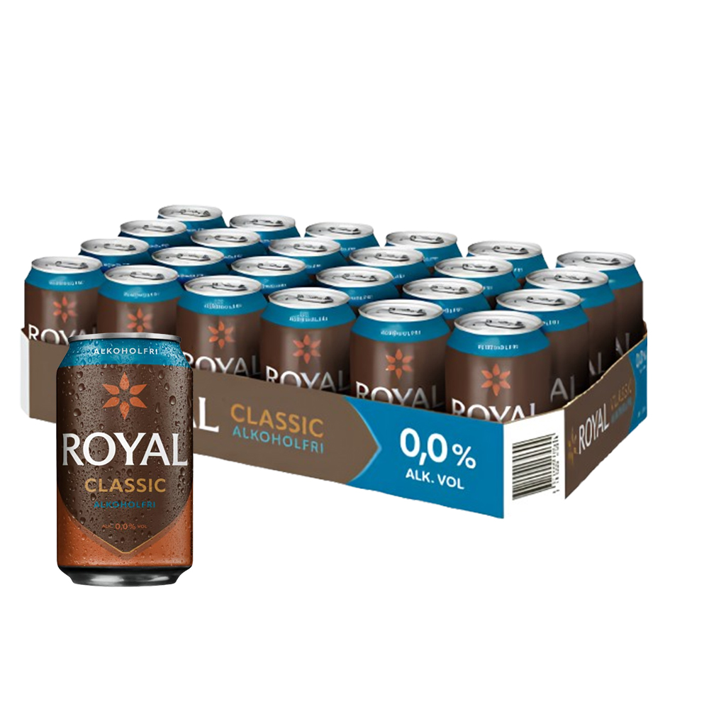 Royal無酒精黑麥 啤 酒 風味飲 330mlx24瓶/箱
