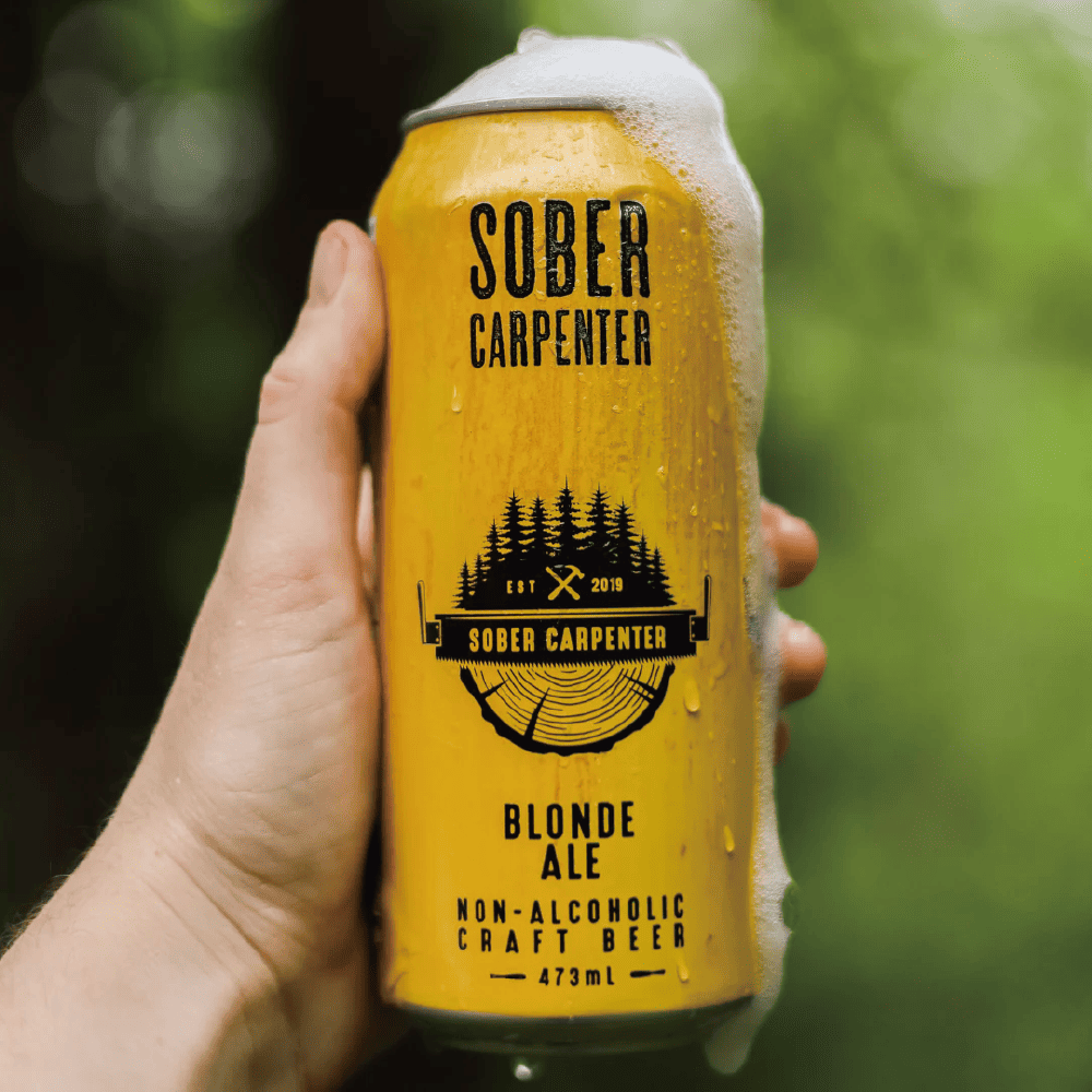 【SOBER CARPENTER 醒匠】加拿大原裝 無酒精麥芽風味飲 BLONDE ALE 黃金愛爾473mlx12