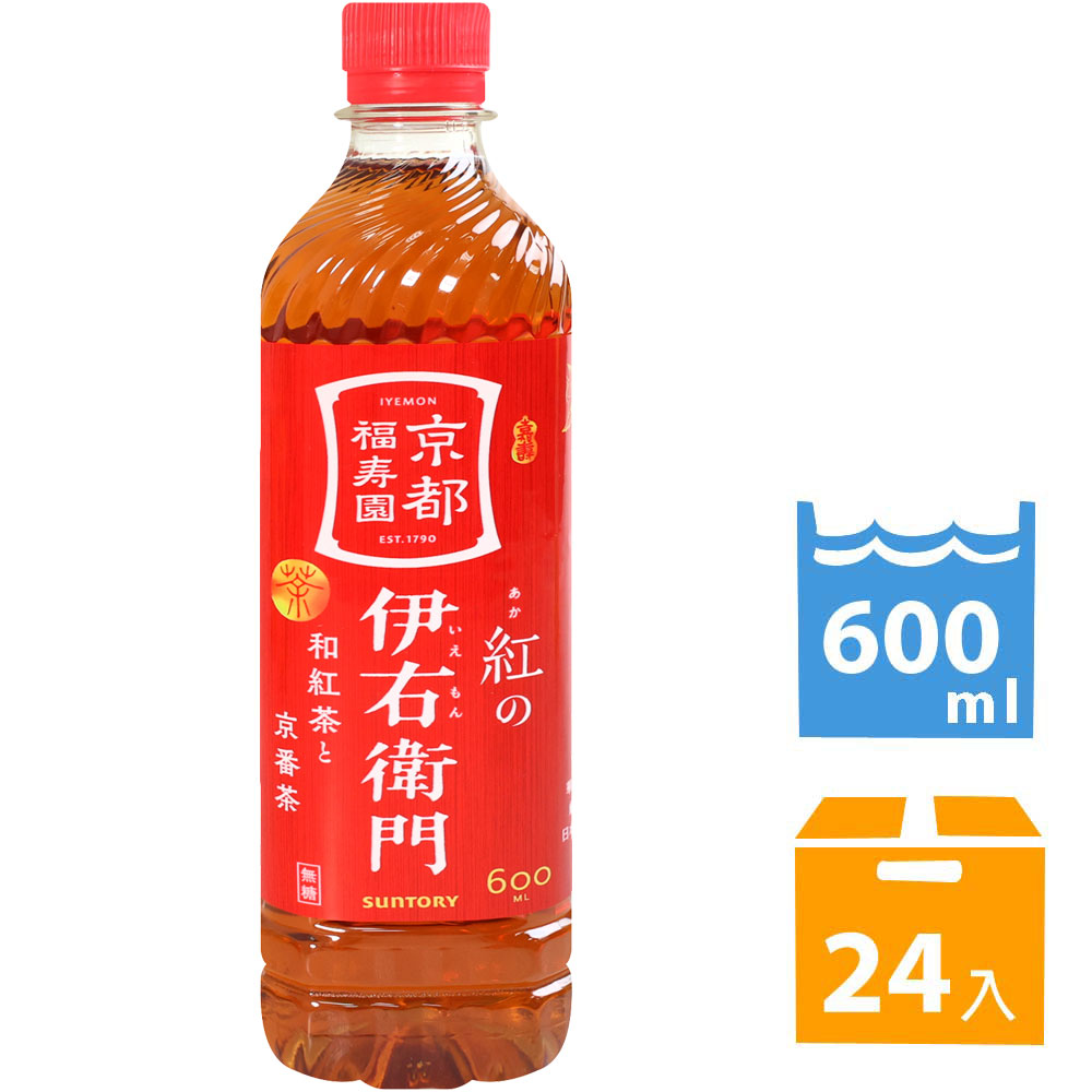 Suntory 三得利 【 限 時 優 惠 】伊右衛門京都紅茶 (600ml*24入)
