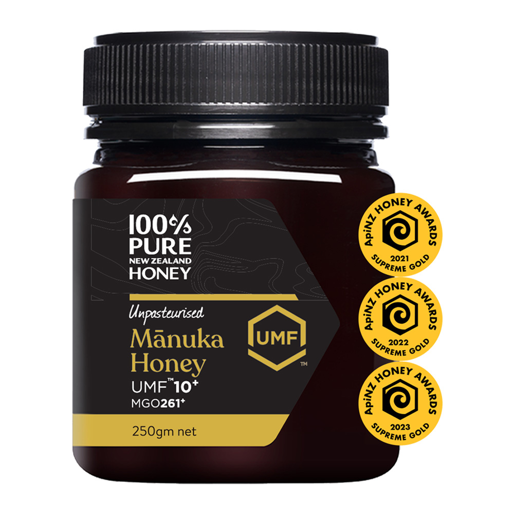 【紐西蘭恩賜】麥蘆卡蜂蜜UMF10+ 1瓶 (250公克)