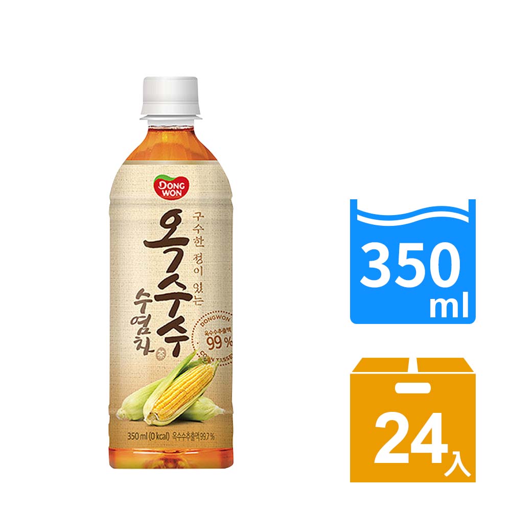韓味不二 韓國玉米鬚茶350ml(24入/箱購)