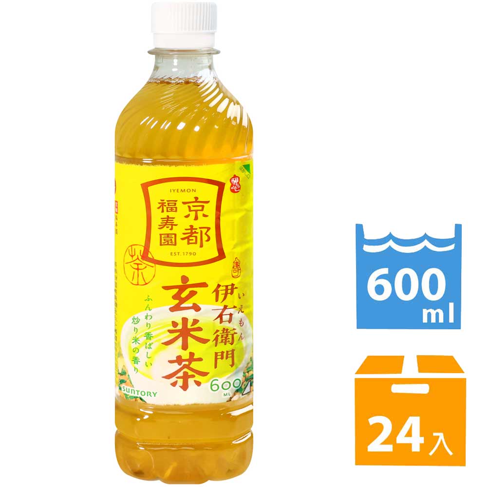 Suntory 三得利 伊右衛門-玄米茶 (600ml*24入)