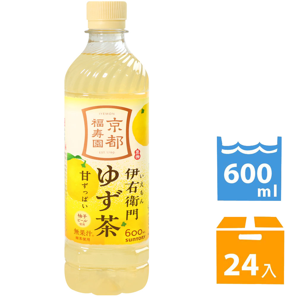Suntory 三得利 伊右衛門柚子茶 (600ml*24入)