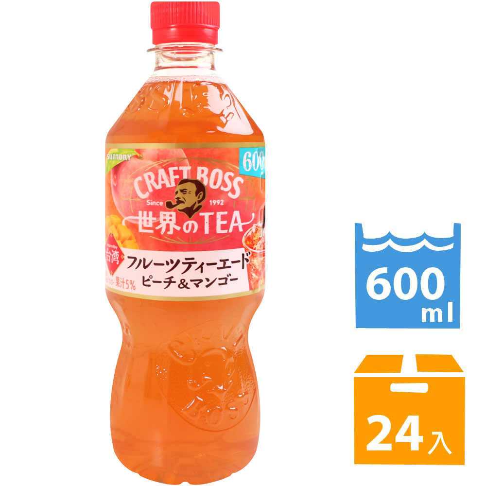 Suntory 三得利 Boss綜合水果風味茶 (600ml*24入)