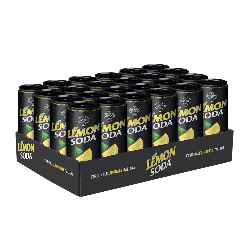 Crodo 檸檬氣泡飲330mlX24罐/箱