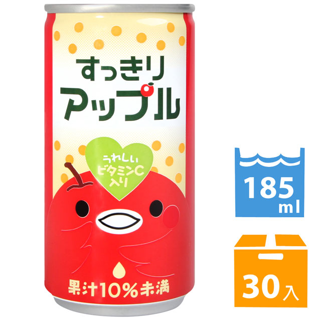 Apple 蘋果 日本富永 神戶居留地-風味飲料 (185ml*30入)