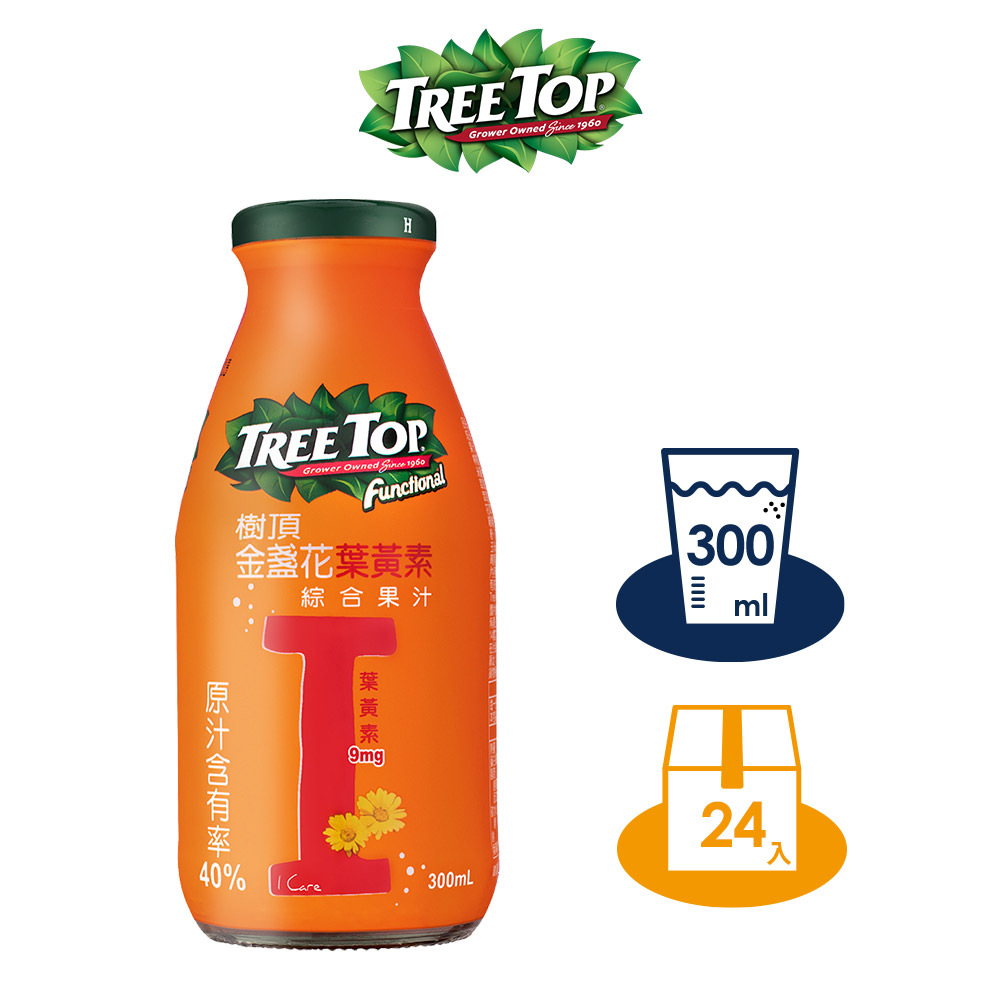 Tree top 樹頂 金盞花葉黃素綜合果汁 300mlx1箱 (共24入)