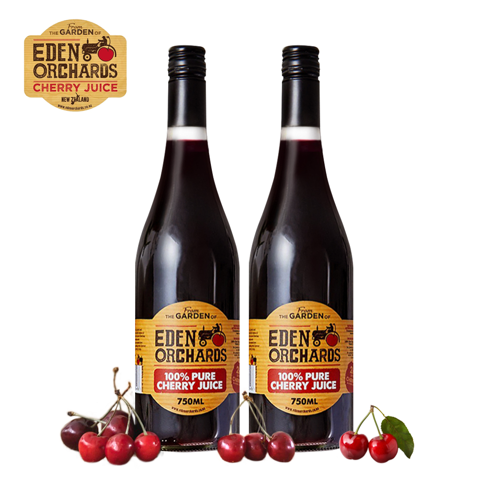 Eden Orchards 伊甸莊園 紐西蘭 100%甜櫻桃原汁 750ml/瓶 X 2