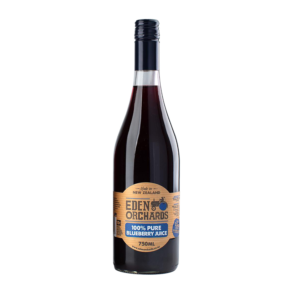 Eden Orchards 伊甸莊園 紐西蘭 100%藍莓原汁750ml/瓶