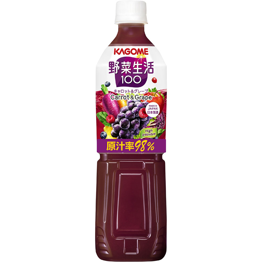 可果美 野菜生活100 胡蘿蔔與葡萄 綜合蔬果汁720ml/15入
