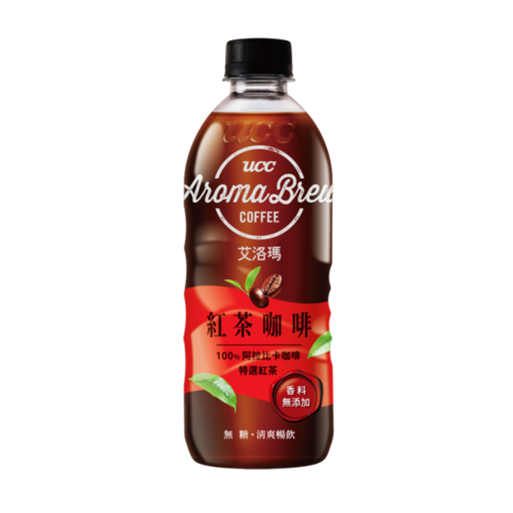 UCC AROMA BREW 艾洛瑪紅茶咖啡500mlx24入