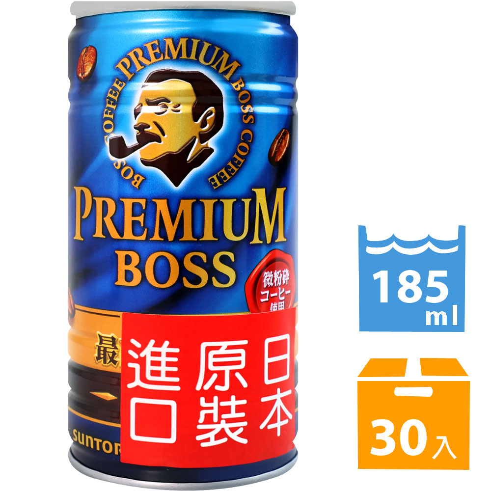 Suntory 三得利 BOSS香醇咖啡 (185ml*30入)