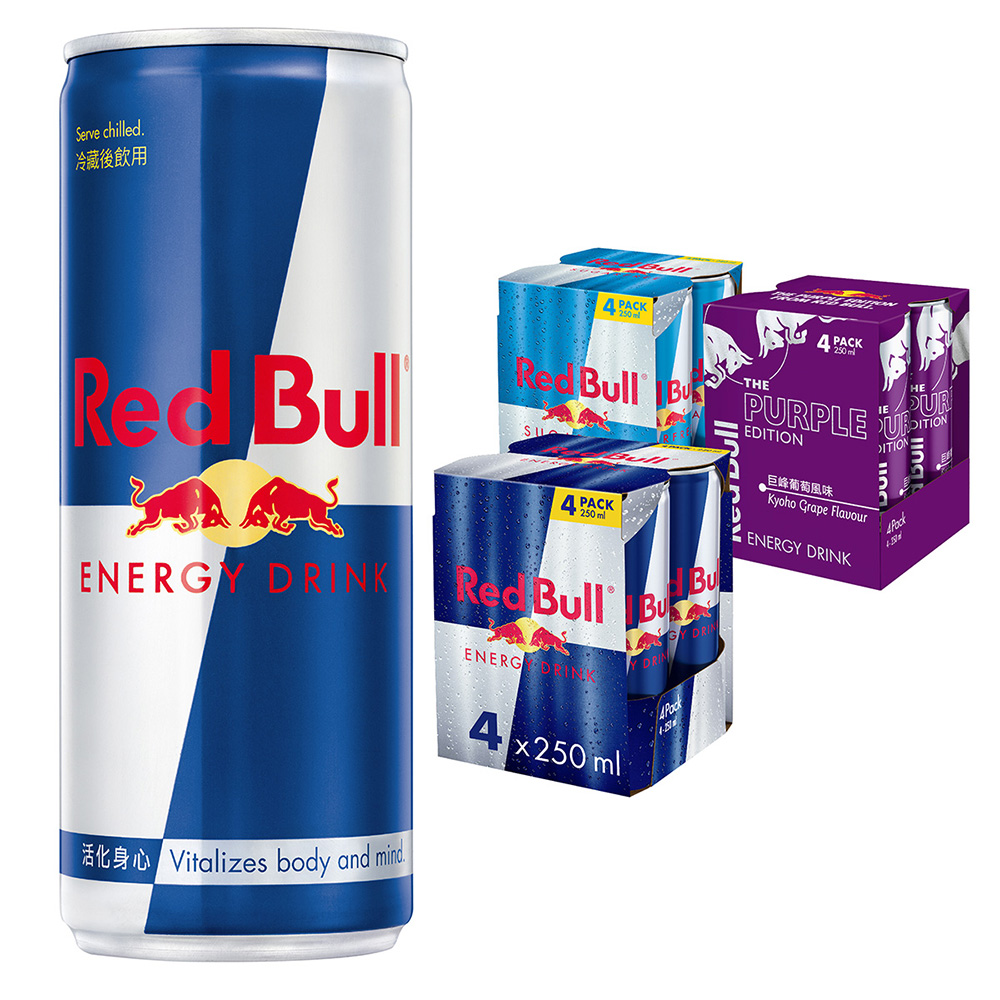 Red Bull 【 紅牛】能量飲料 250ml (4入/組)（其他規格）