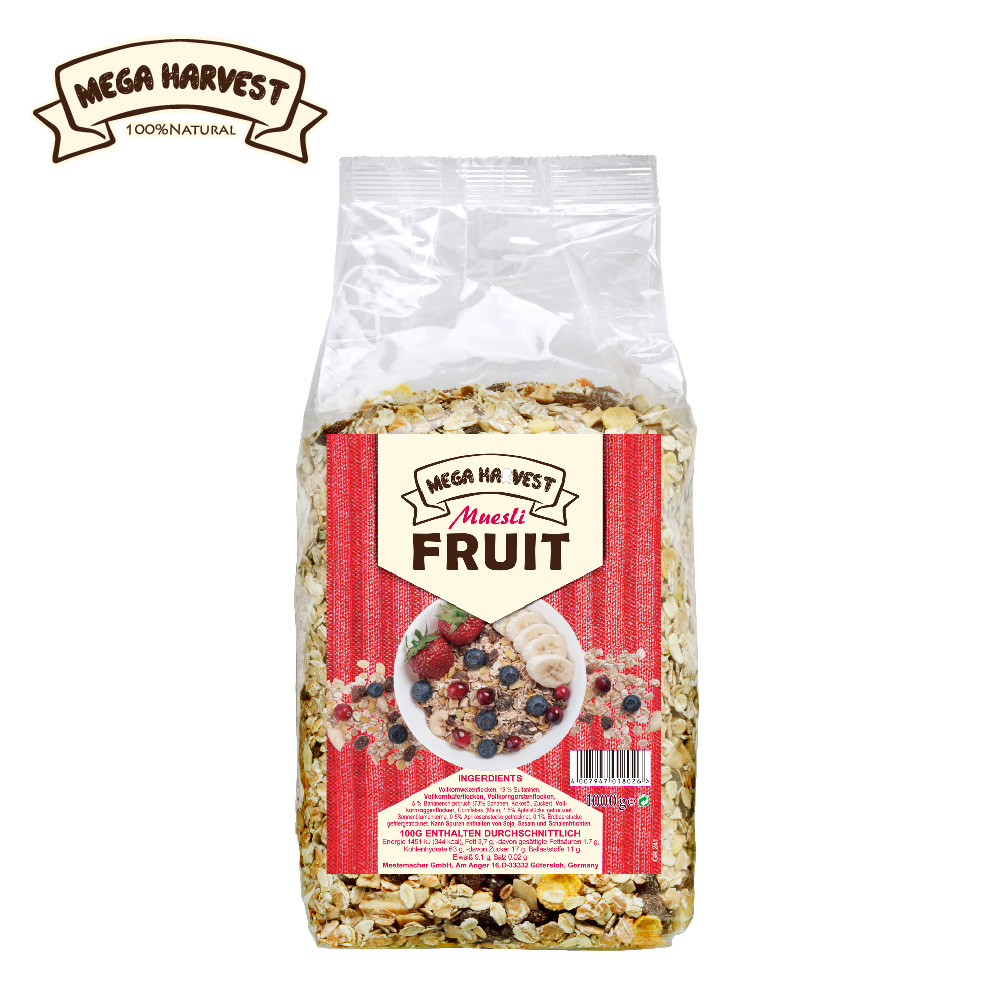 Mega Harvest什錦水果穀片1000g