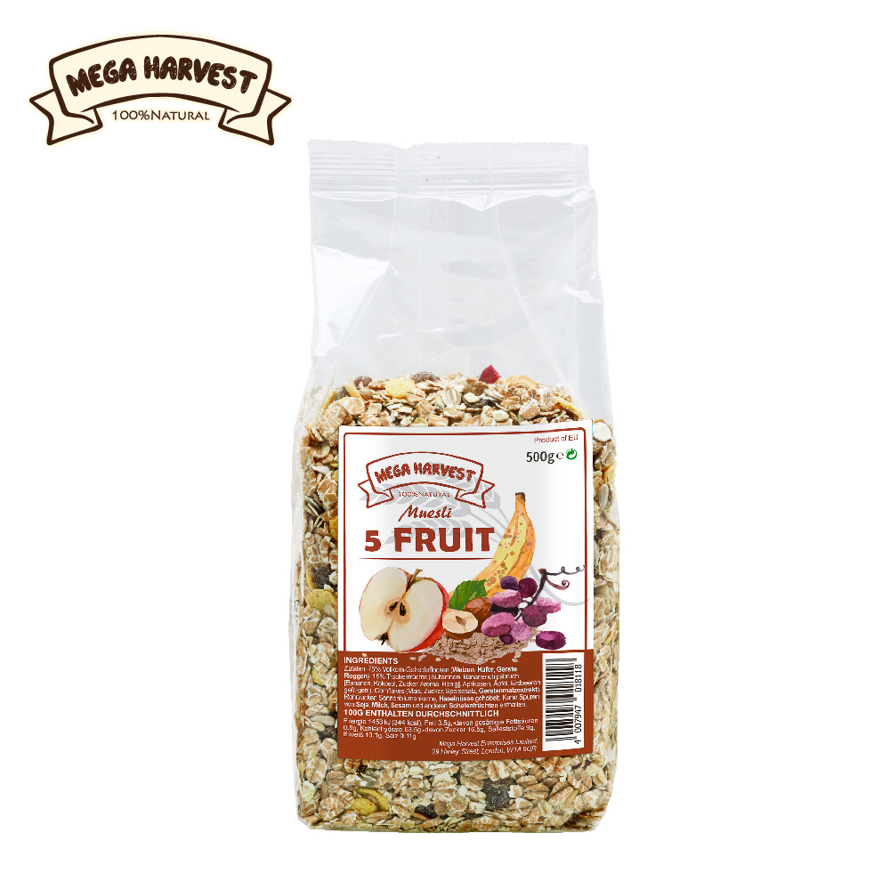 Mega Harvest什錦榛果穀片500g