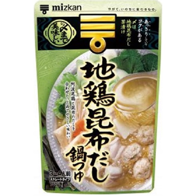 mizkan 味滋康 昆布雞湯火鍋湯包 750g