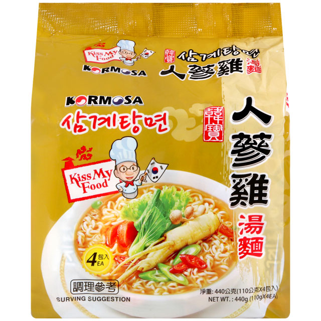 Paldo  八道人蔘雞湯麵 (110gx4入)