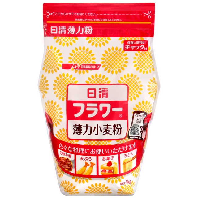 日清  薄力小麥粉 (1kg)