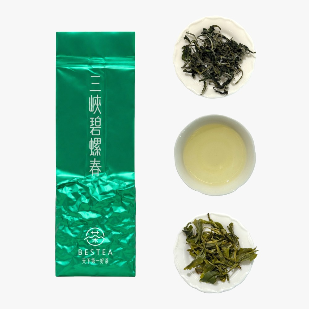 BESTEA 天下第一好茶 三峽碧螺春 四兩150g 真空袋 青心柑仔 清鮮豆香 白毫細嫩 台灣綠茶 原葉散茶 冷泡 自用送禮