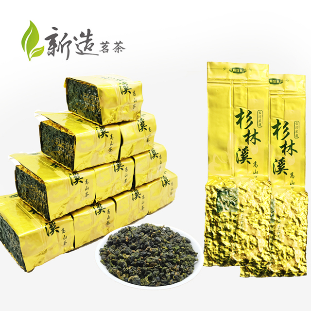 新造茗茶 杉林溪輕焙高山烏龍茶葉 真空包(150g x4包)