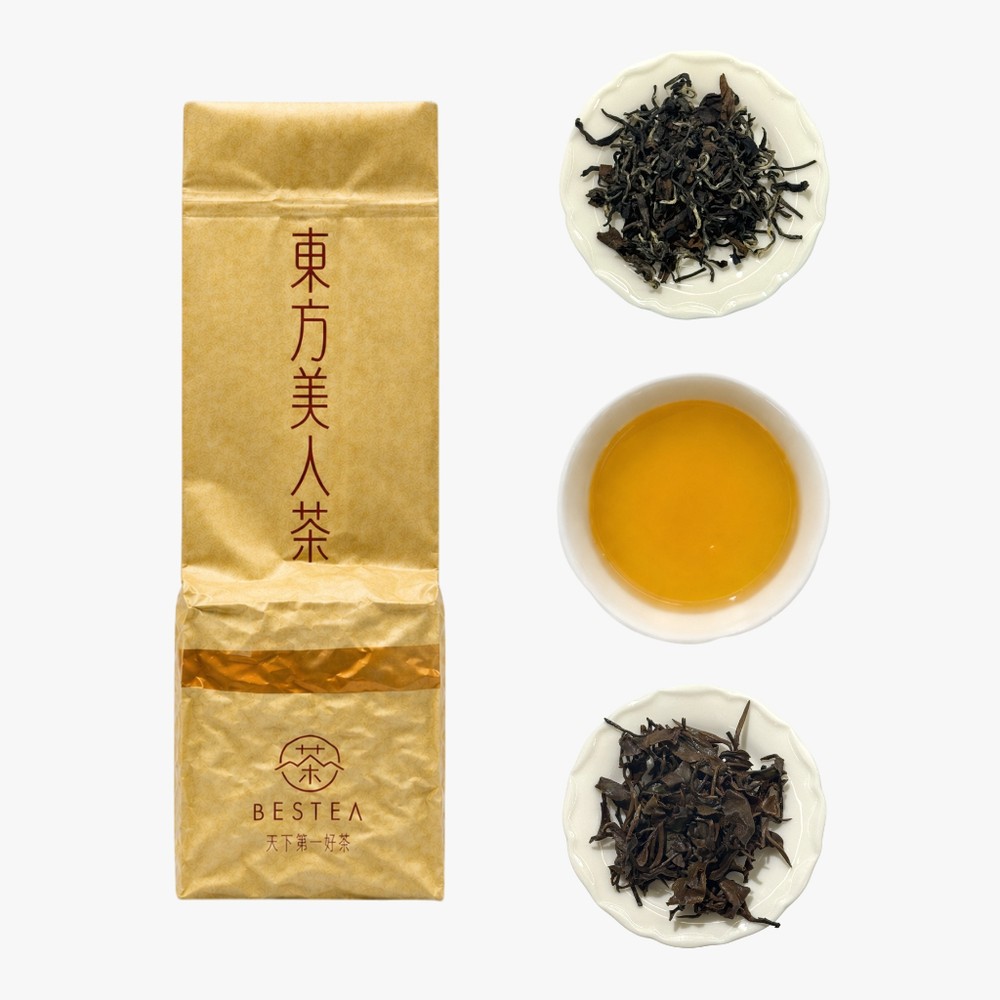 BESTEA 天下第一好茶 東方美人茶 半斤300g 真空袋 新竹峨眉 蜜香熟果 小綠葉蟬著涎 膨風茶 台灣烏龍茶葉 伴手禮