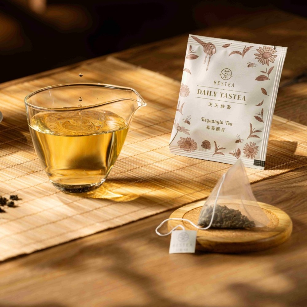BESTEA 天下第一好茶 大份量立體原葉茶包100入 暮暮觀音 3g PLA環保 台灣茶葉 辦公室 天天好茶 冷泡茶包