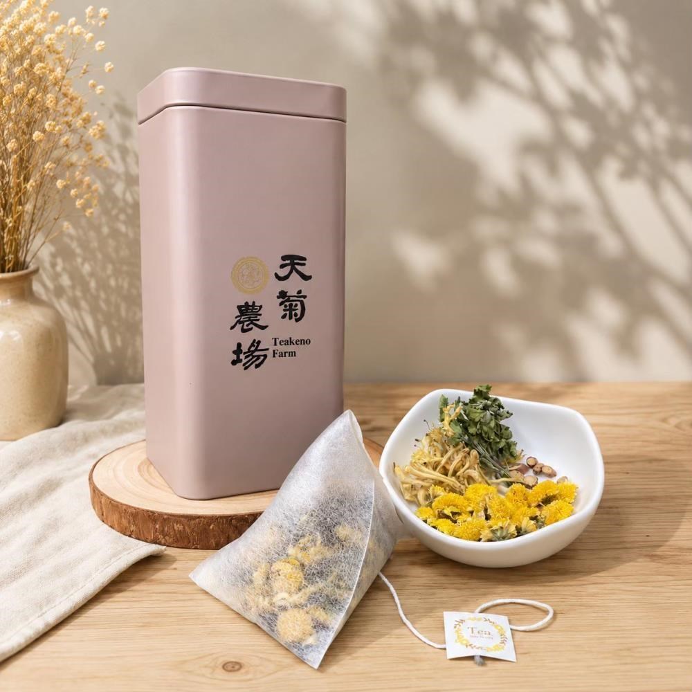 【天菊農場】金衛茶(天菊忍冬茶)經濟包罐裝15入