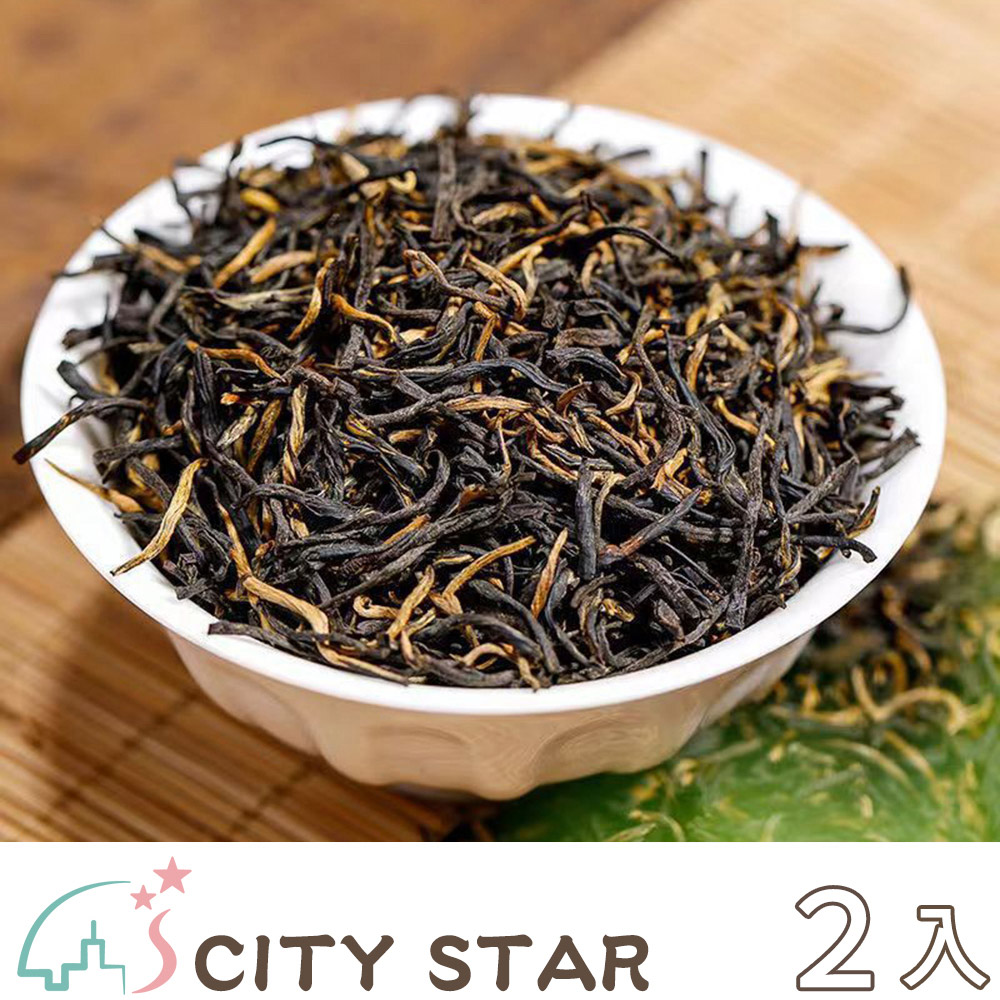 CITY STAR 金駿眉高山茶茶葉鐵罐套組-2入罐
