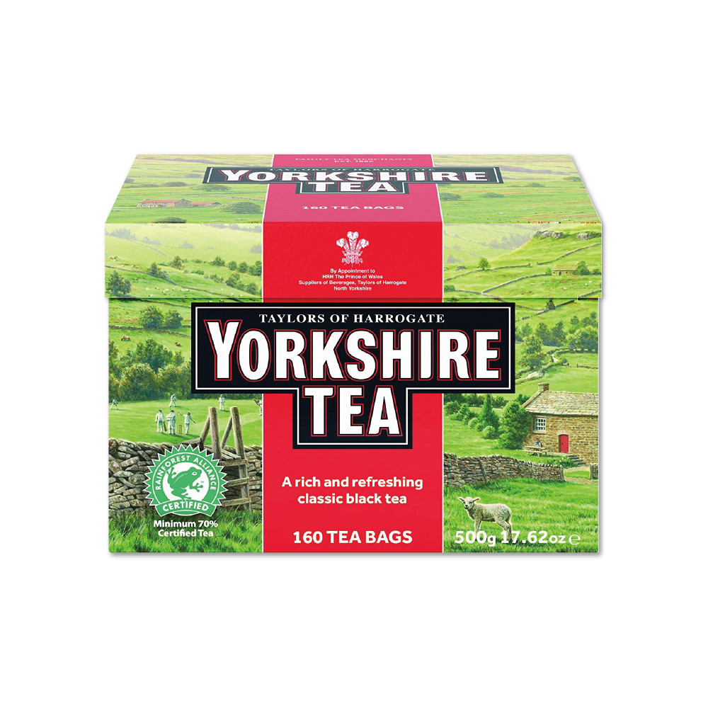 Taylors 泰勒茶 英國Yorkshire Tea約克夏紅茶包-紅牌160入裸包/大盒(適合沖煮香醇鮮奶茶)(其他規格)