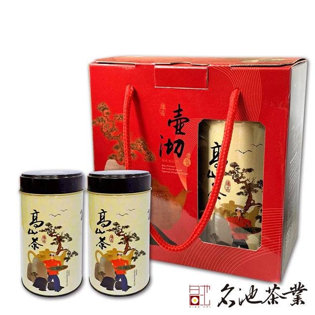 MingChi Tea 名池茶業壺沏手採高山茶提盒-阿里山+杉林溪(150gx2