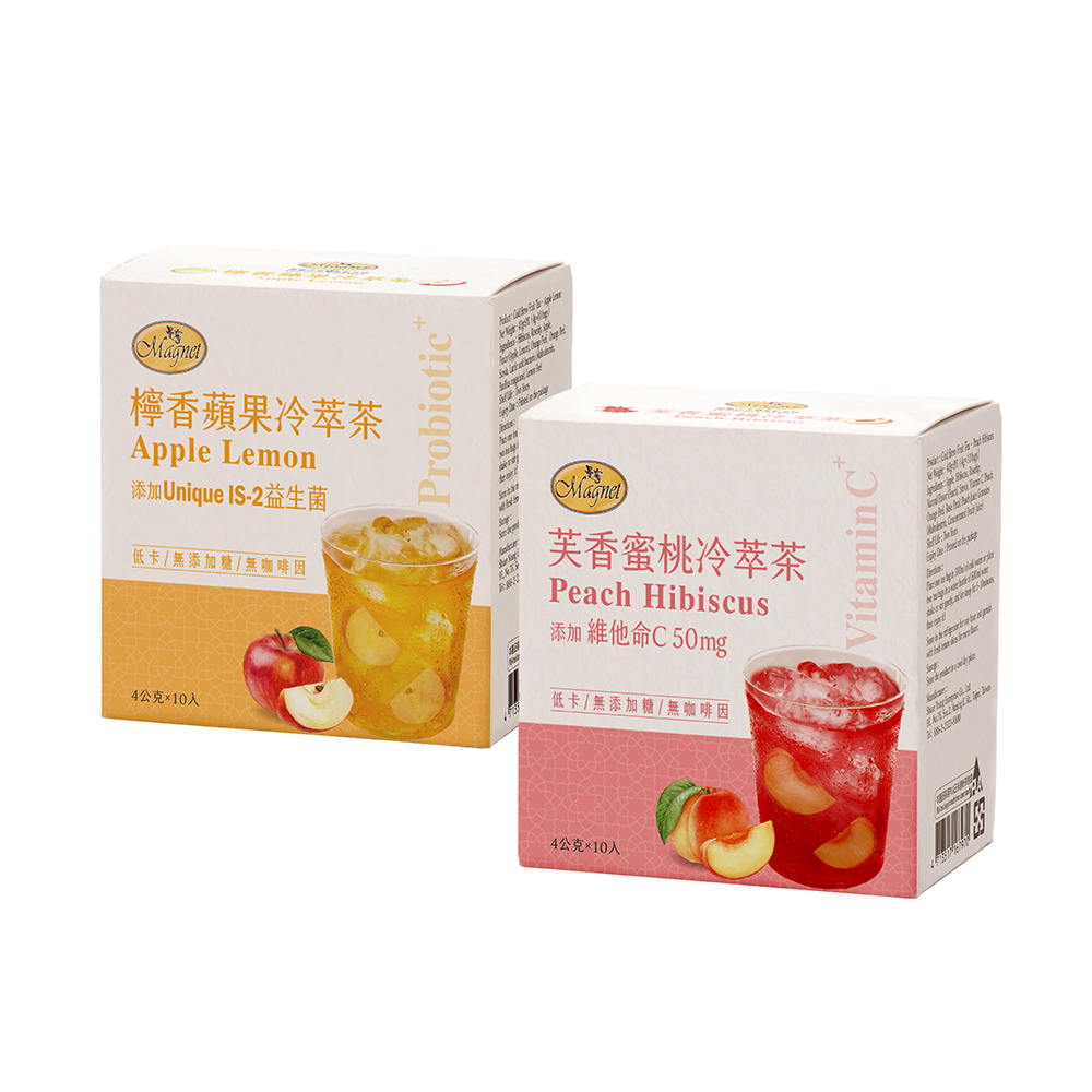 Magnet 曼寧 機能冷萃茶包 (4gx10入 X 1盒) 口味任選