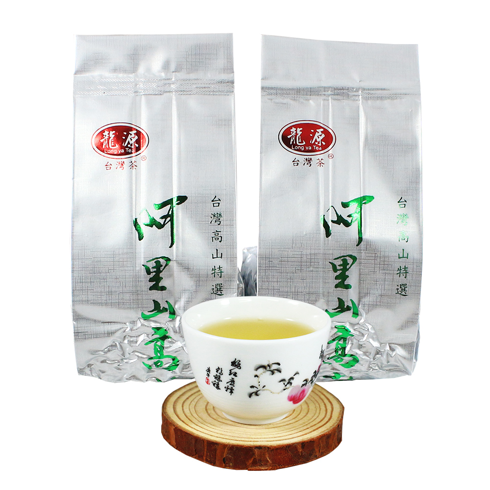龍源茶品阿里山-頂級香醇金萱茶葉2包組(150g/包-共300g/附提袋