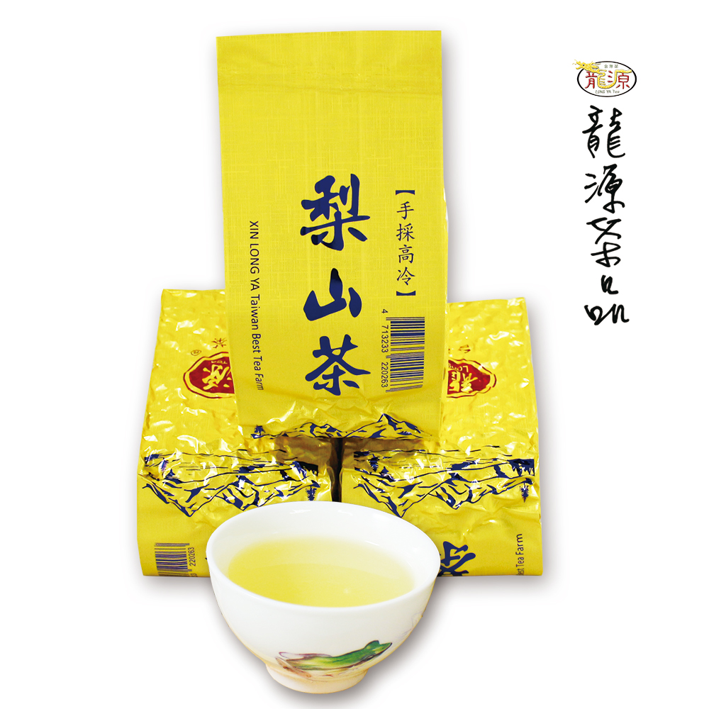梨山嚴選手採高冷青高山烏龍茶葉3包組(150g/包-共450g/附提袋)