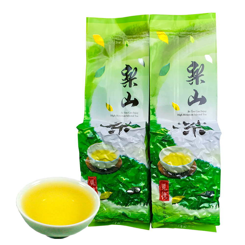 龍源茶品 梨山甜香濃郁烏龍茶2包組/無焙火(150g/包-共300g/附提袋)