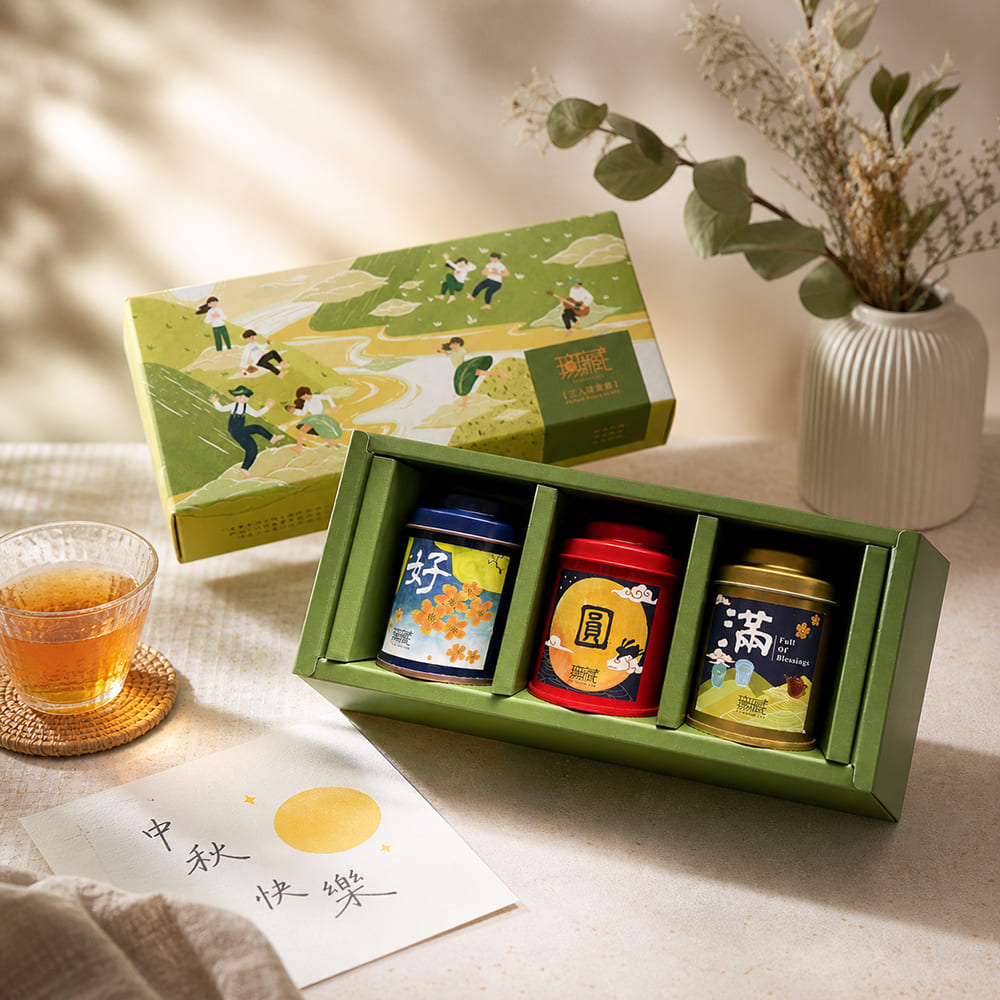 MingChi Tea 名池茶業阿里山手採高山茶茶葉禮盒300g(茶美學款
