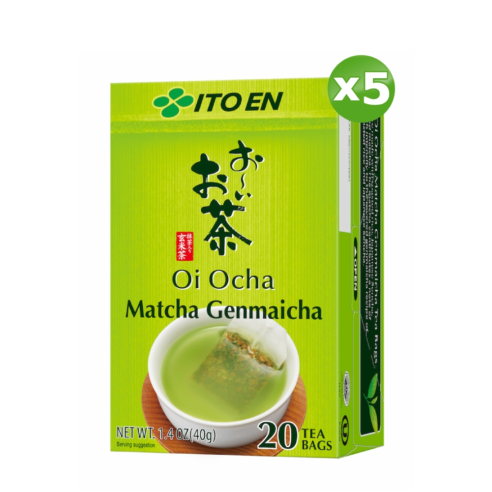 伊藤園 Oi Ocha玄米茶茶包(2gx20入/盒)x5盒