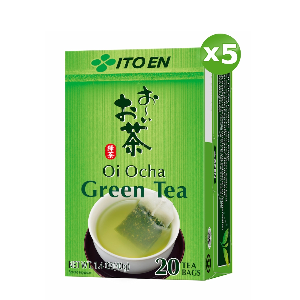 Oi Ocha綠茶茶包(2gx20入/盒)x5盒