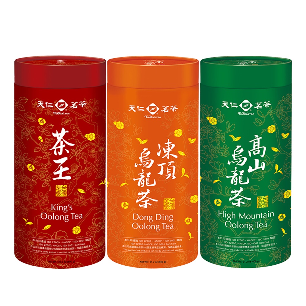 天仁茗茶台灣茗賞烏龍茶600g(口味多選/罐) - PChome 24h購物