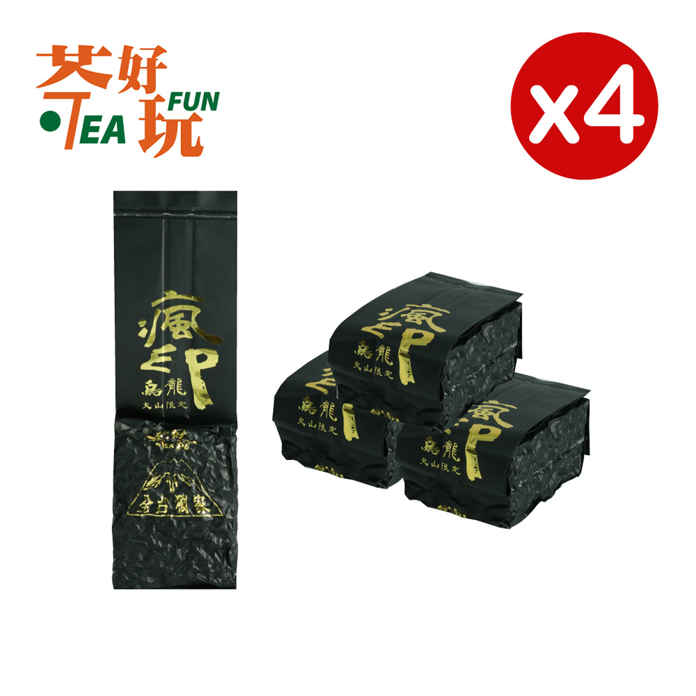 TeaFun 茶好玩 瘋印烏龍茶 一斤品選組(4包150g-1斤;茶葉.烏龍茶)