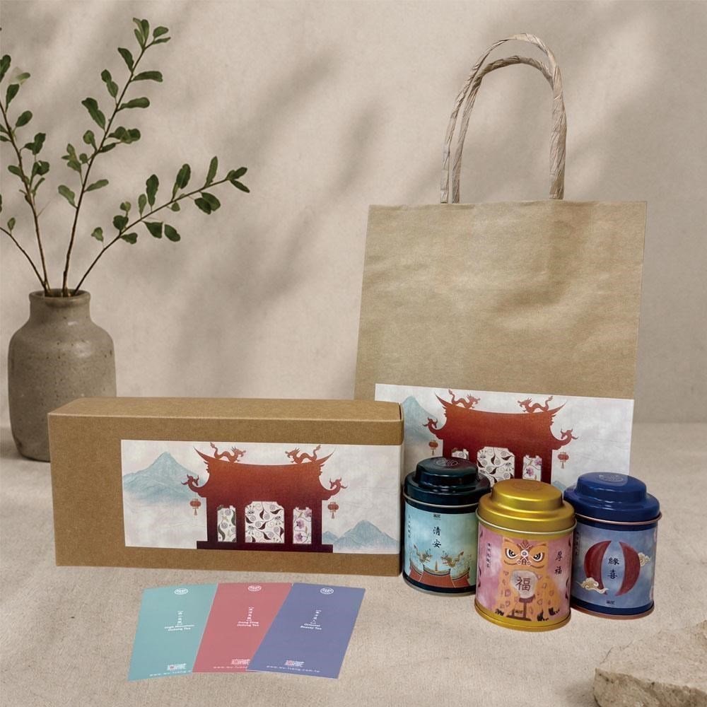 Wu Tsang 無藏茗茶 無藏 臺灣廟韻 香遇茶禮 三入綜合茶葉禮盒