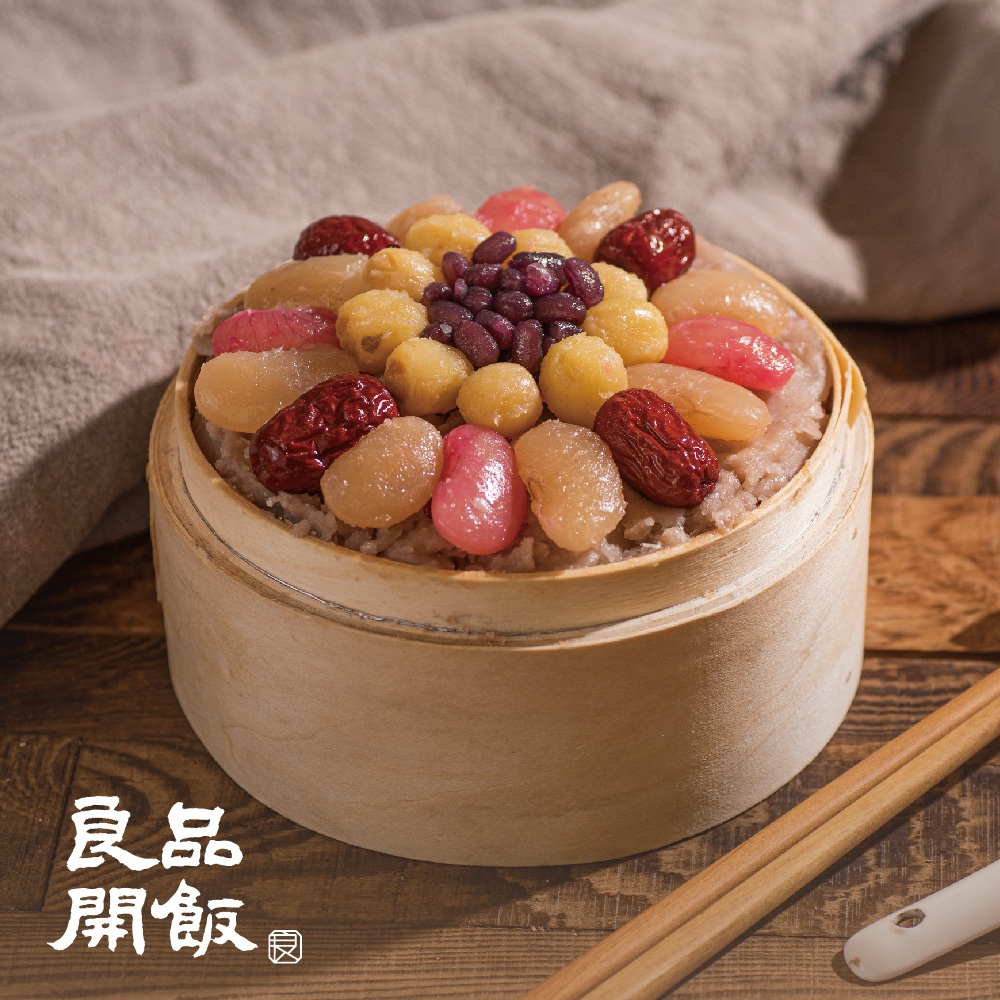 良品開飯 富貴八寶芋泥600gx3(年菜 預購 團圓 芋頭 甜點 冷凍 家庭聚餐 圍爐 加熱即食)