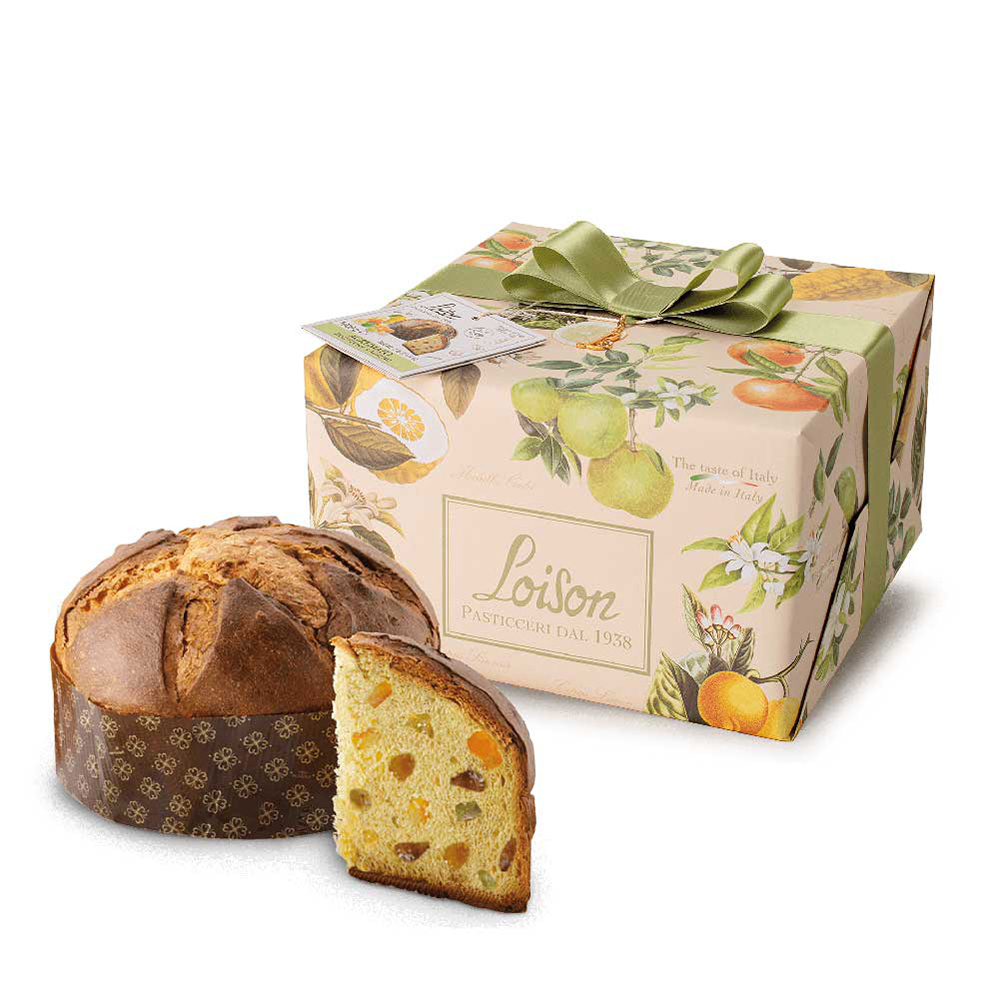 【Loison】柑橘潘娜多妮聖誕蛋糕 禮盒裝 500g(到期日:2027/03/31) (義大利 聖誕蛋糕 派對 聖誕禮盒)