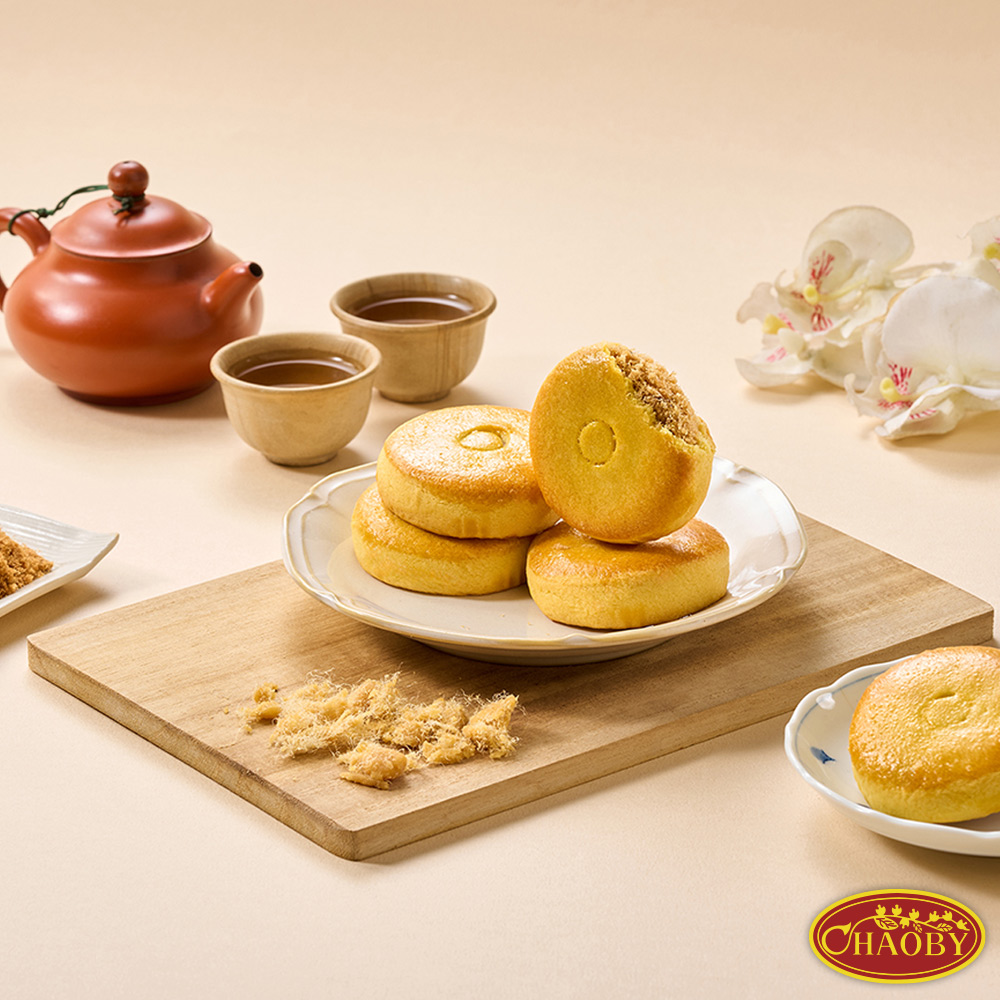 超比食品 真台灣味-原味肉鬆餅8入禮盒