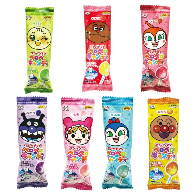 不二家  麵包超人棒棒糖25入(200g)